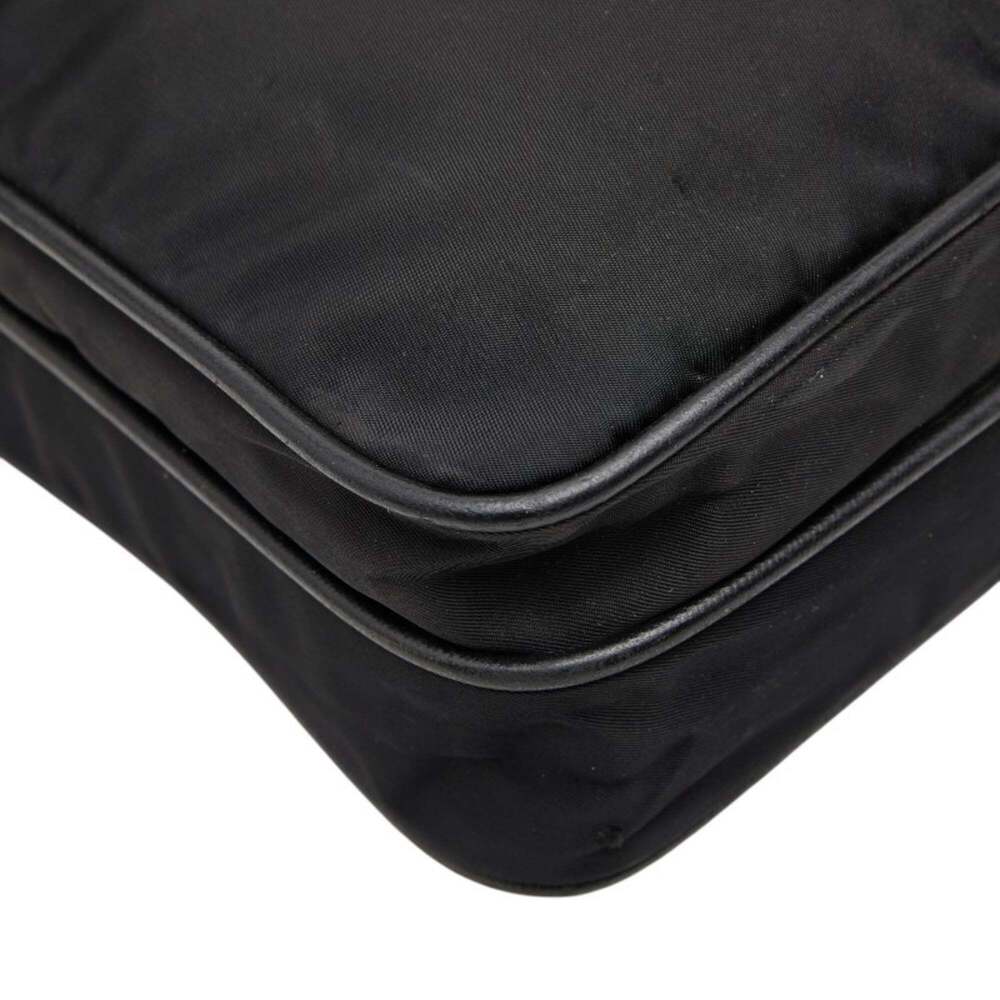 PRADA Black Leather Shoulder Bag - Picture 5 of 11